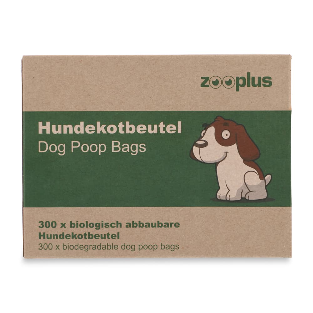 20 rouleaux de 15 sacs à excréments biodégradables - pour chien