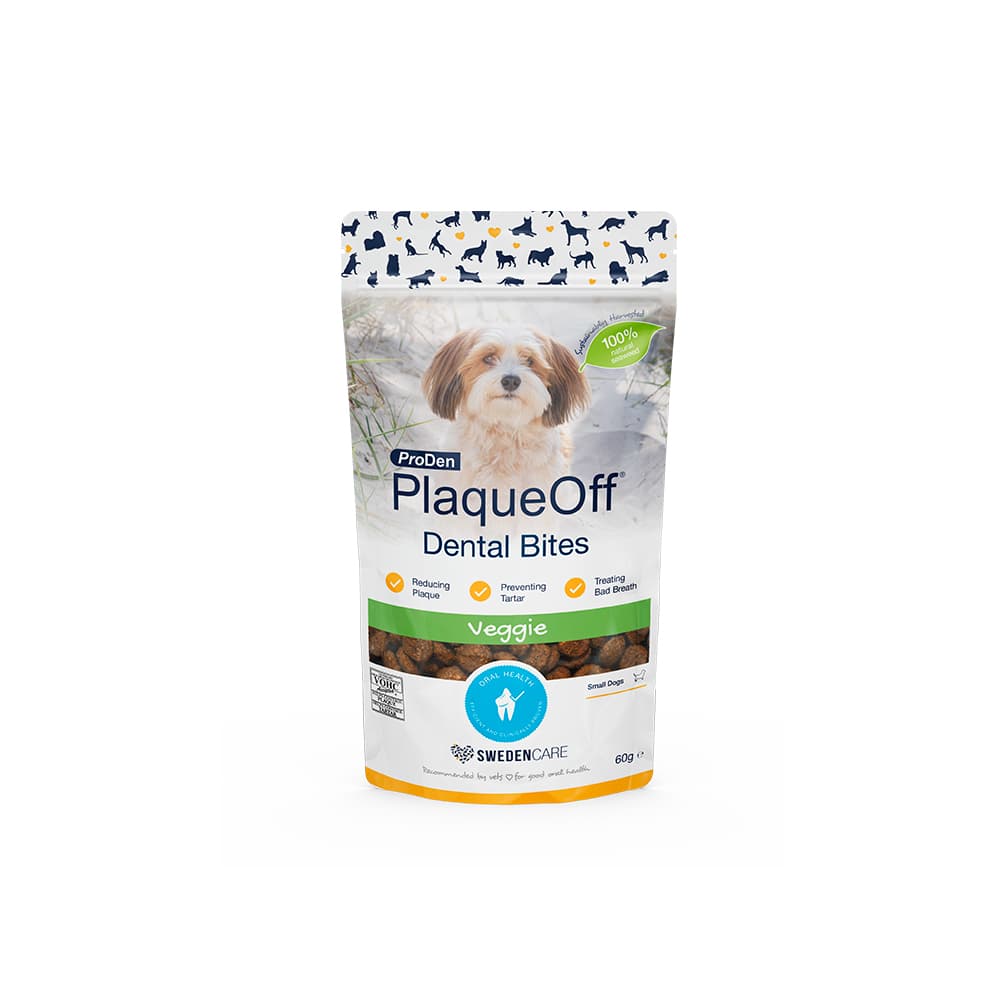 2x60g PlaqueOff Dental Croq' ProDen - petit chien et chat - Soin Dents et gencives pour Chien