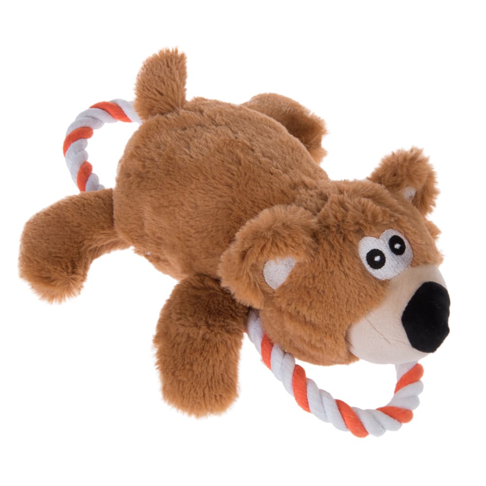 Jouet Ours avec corde pour chiot - Jouet pour chien