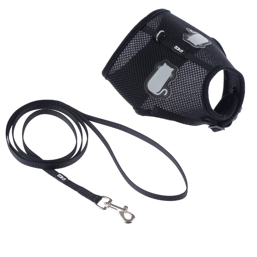 Harnais et laisse TIAKI Comfy pour chat - tour de taille 28 - 38 cm