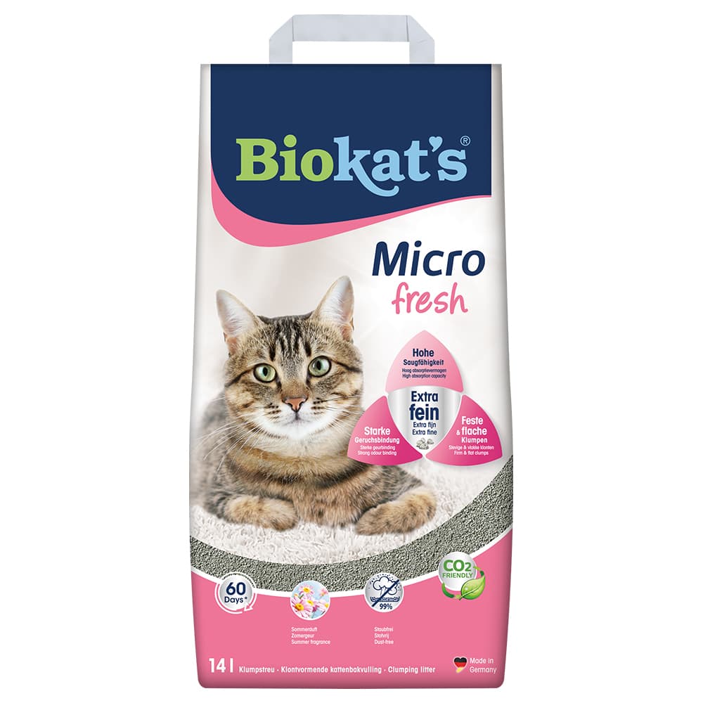14L Litière Biokat's Micro Fresh - pour chat