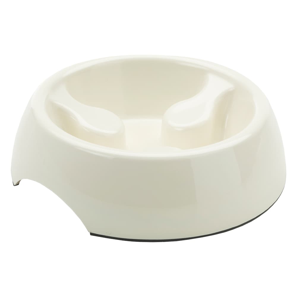 Gamelle anti-glouton Savic, ivoire capacité 400mL, 18 cm de diamètre