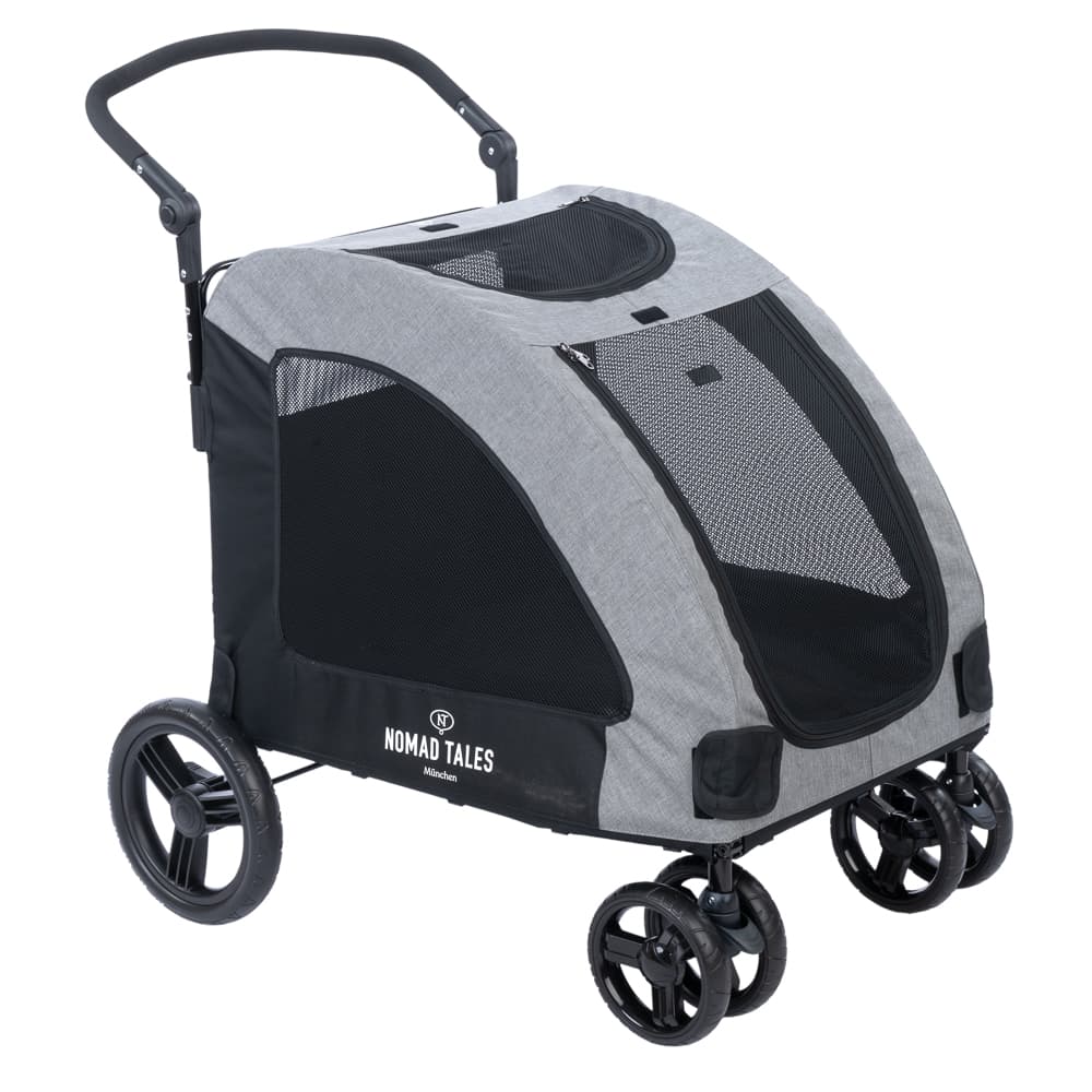 Nomad Tales Spirit poussette pour animaux domestiques, grise 95 x 82 x 120 cm chien