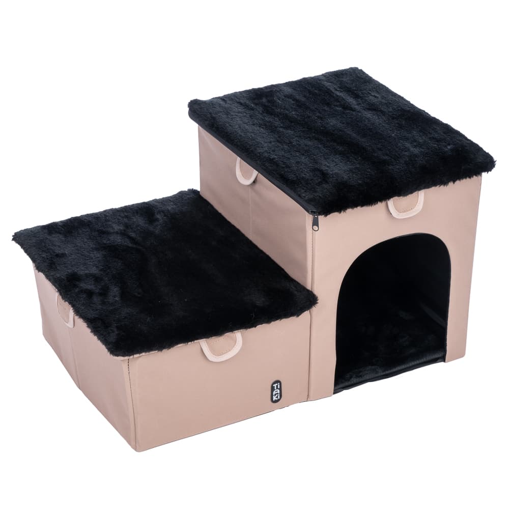 escalier pliable pour animaux domestiques TIAKI, 2 marches 62 x 39 x 35,5 cm, pour chien