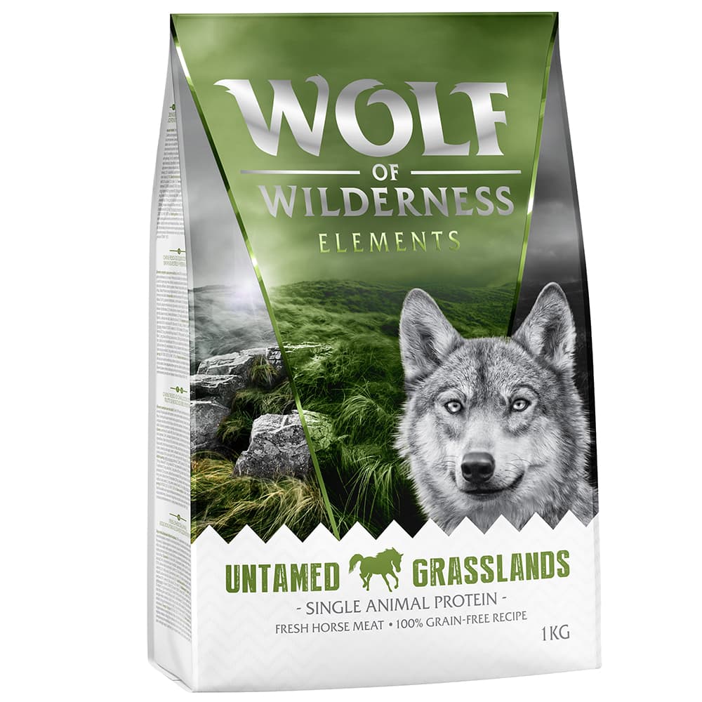Wolf of Wilderness mono-protéine cheval - sans céréales - 5 x 1 kg