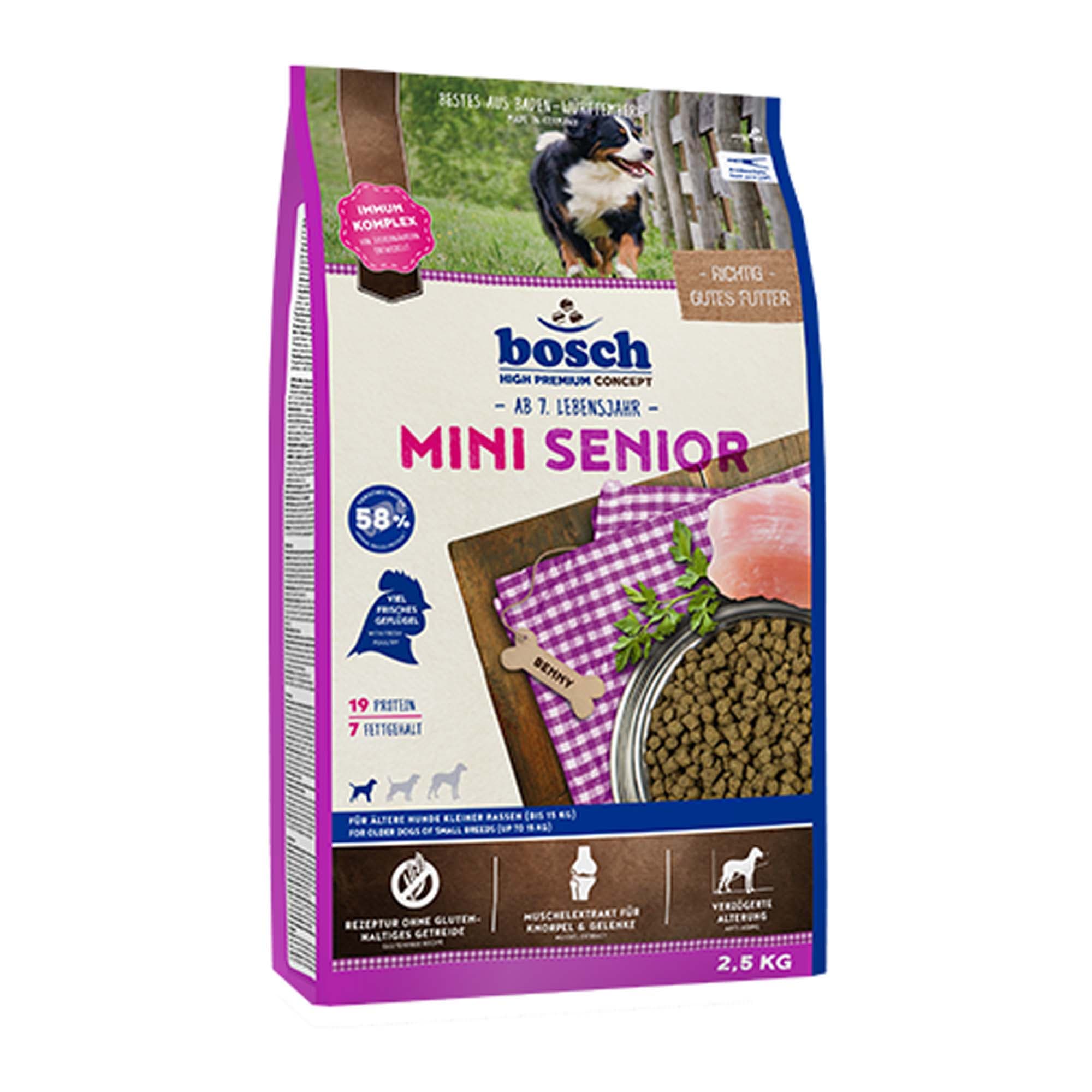 3x2,5kg Mini Senior bosch® - Croquettes pour chien
