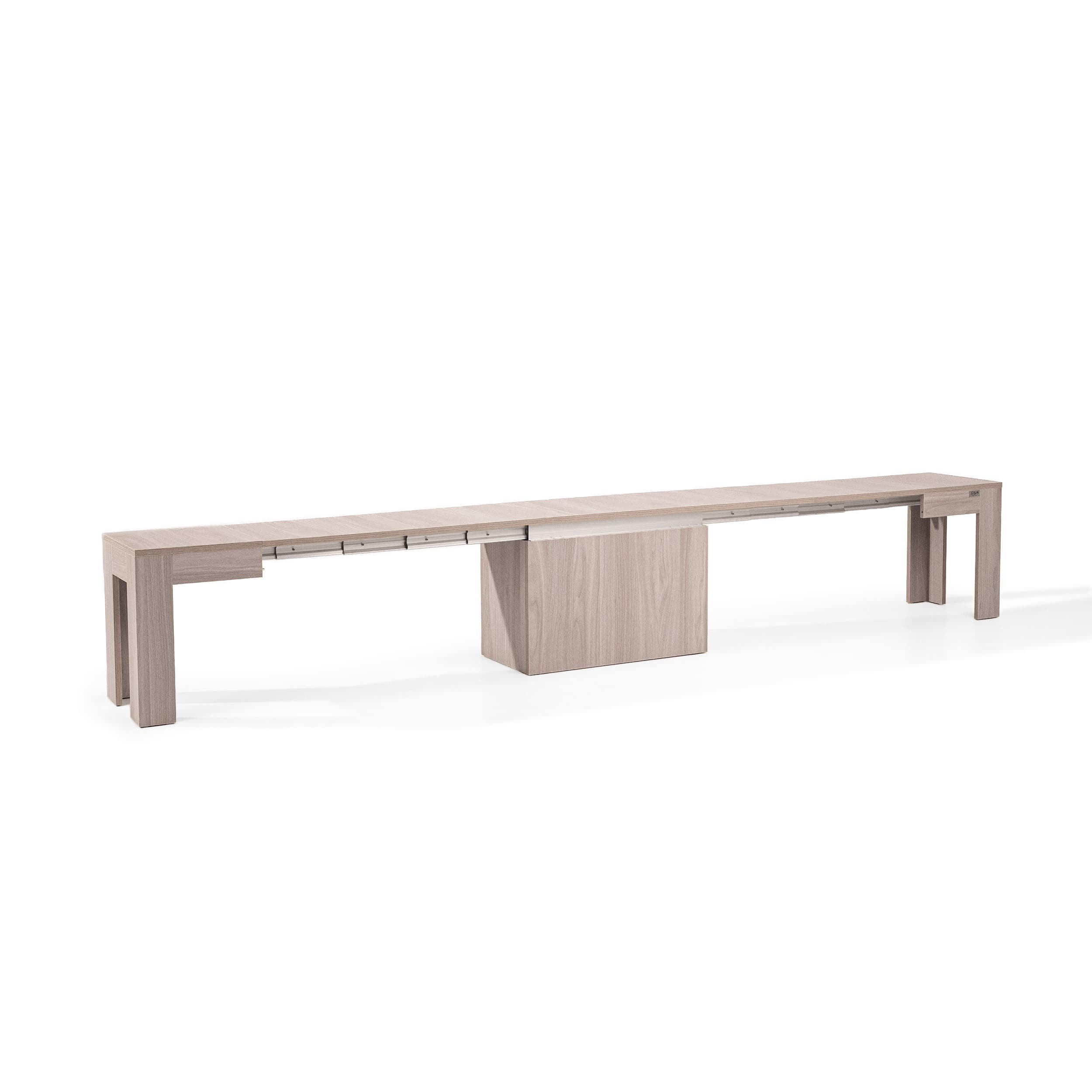 Banc Extensible X 67,5(292)x35,6 cm, Orme Perle