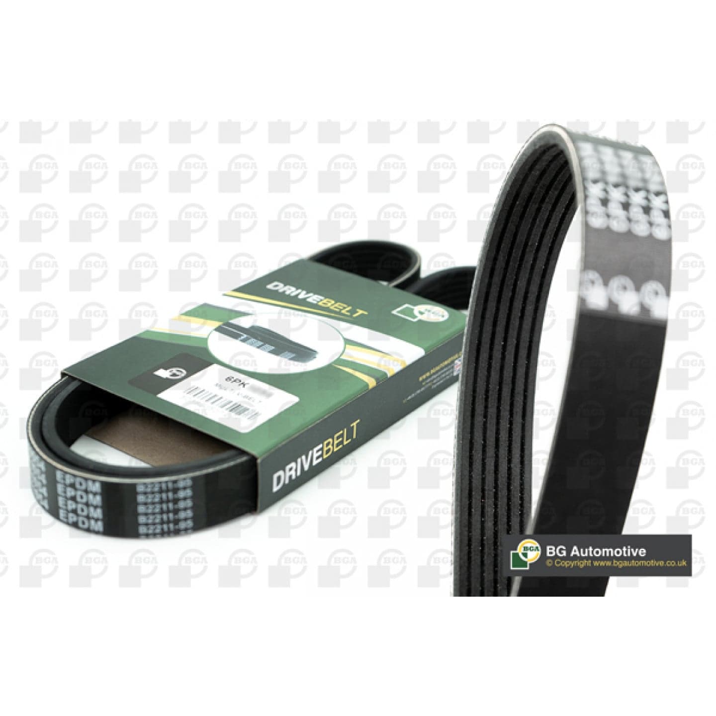 Courroie trapézoïdale à nervures BGA 6PK1038