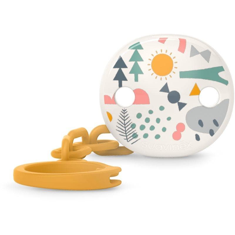 Suavinex Walk Soother Clip attache tétine Yellow 1 pcs