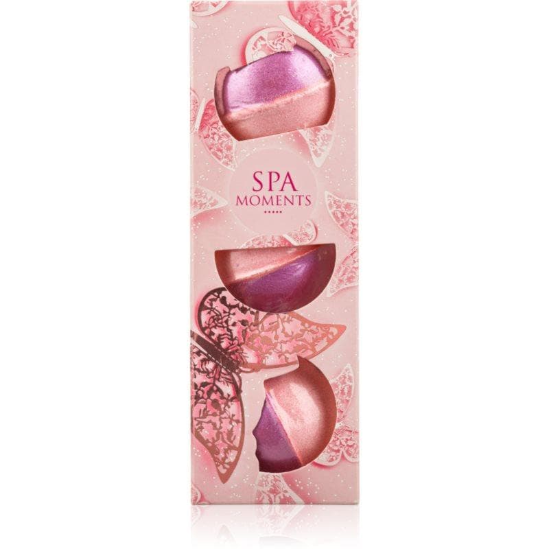 Spa Moments Bath Bombs Marshmallow boules de bain effervescentes au beurre de karité
