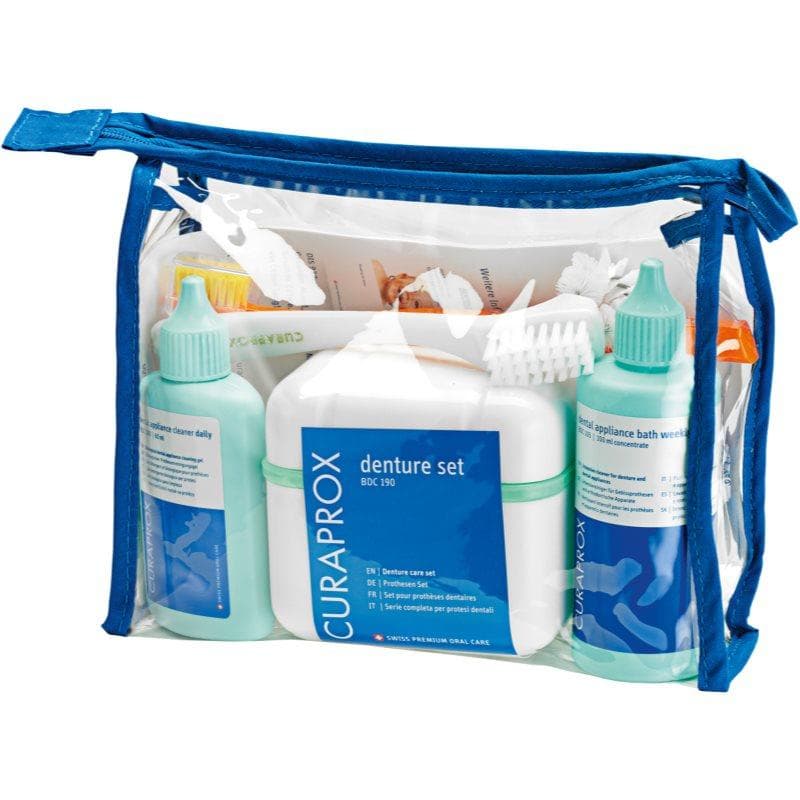 Curaprox BDC 190 Set ensemble pour nettoyer les prothèses