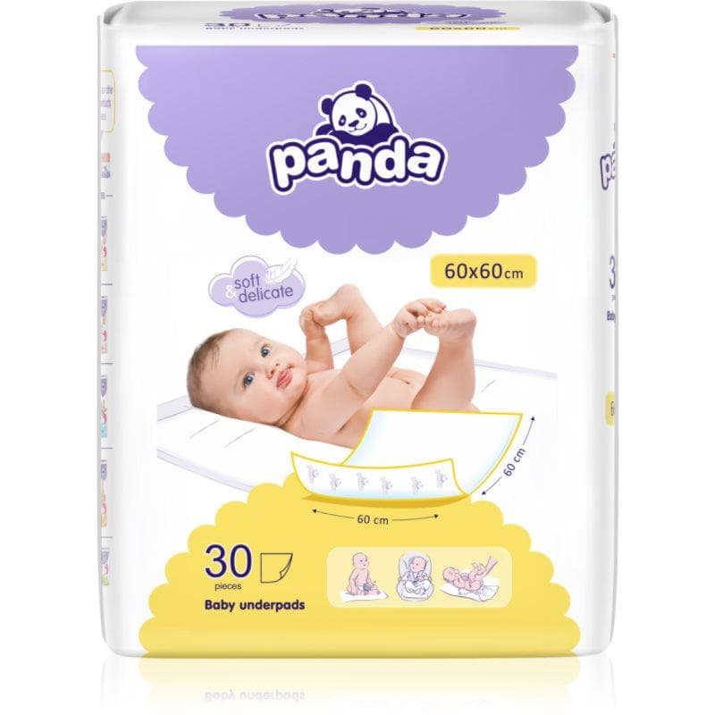 BELLA Baby Happy Panda matelas à langer jetables 60x60 cm 30 pcs