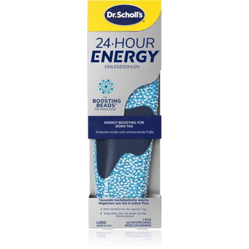 Scholl Dr. Scholl's 24 Hour Energy semelles chaussures taille L 1 paire