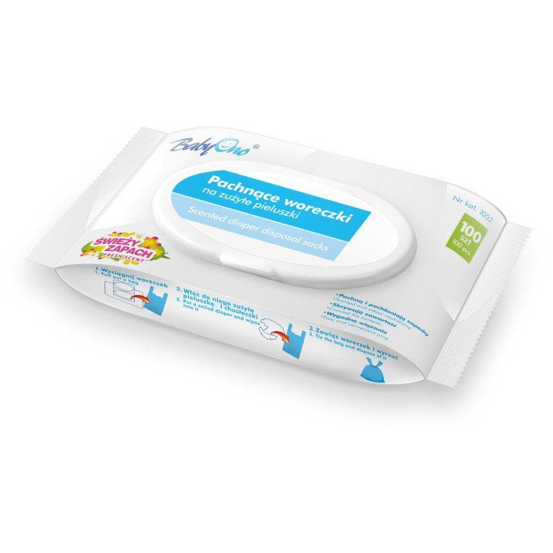 BabyOno Take Care sachets conçus pour les couches 100 pcs
