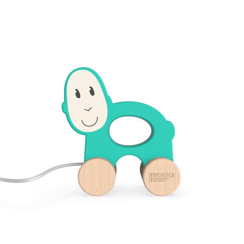 Matchstick Monkey Pull Along Animal jouet à tirer Monkey 1 pcs