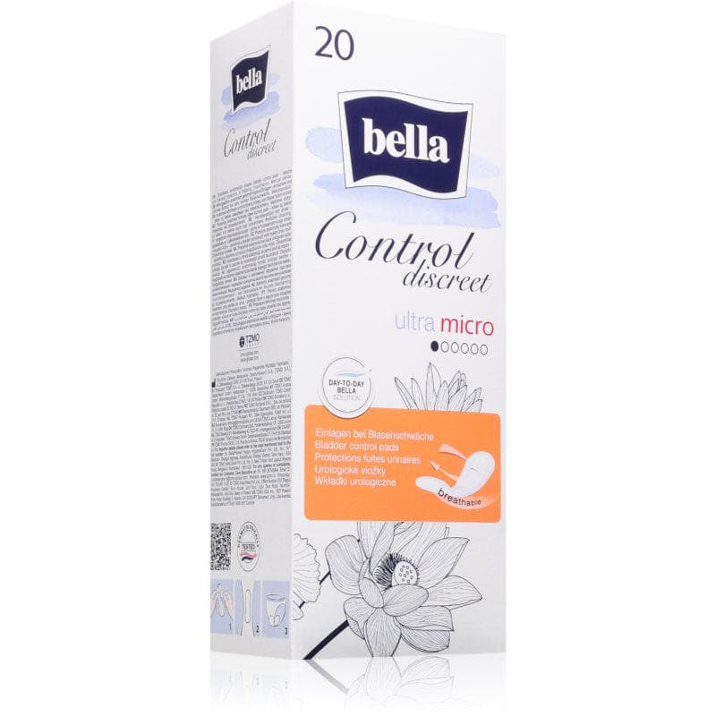 BELLA Control Discreet Ultra Micro serviettes incontinence 20 pcs
