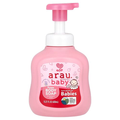 arau.baby, Savon moussant pour le corps, Lavande, 450 ml