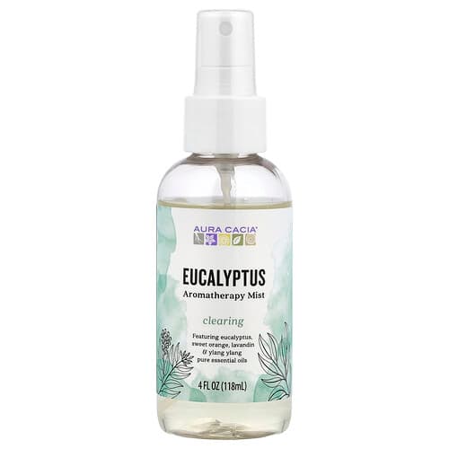 Aura Cacia, Brouillard d'aromathérapie, Eucalyptus, 118 ml