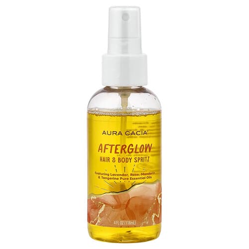 Aura Cacia, Spritz pour cheveux et corps, Afterglow, 118 ml