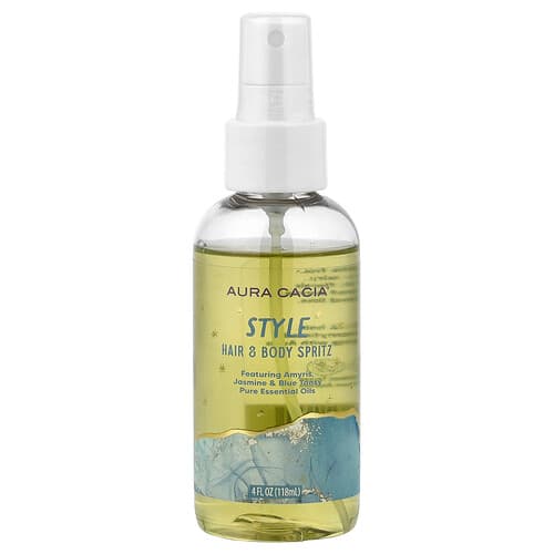 Aura Cacia, Spritz pour cheveux et corps, Coiffant, 118 ml