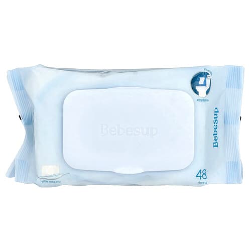 Bebesup, Lingettes humides pour bébé, Lingettes humides pour bébé, 48 lingettes