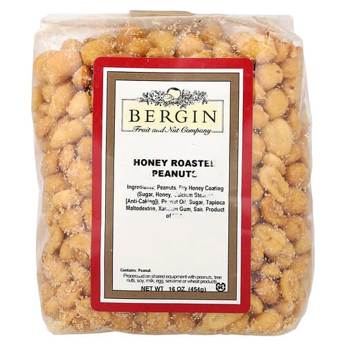 Bergin Fruit and Nut Company, Cacahuètes grillées au miel, 454 g