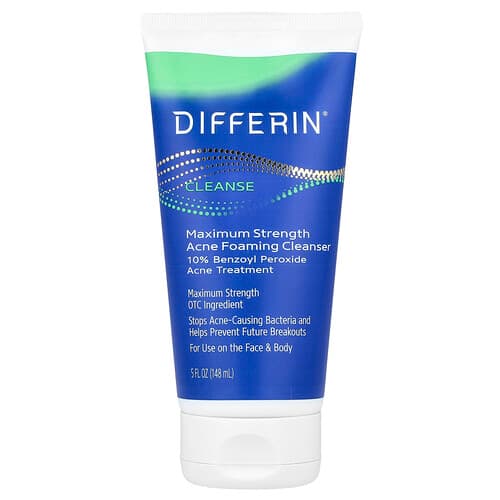 Cetaphil, Differin®, Nettoyant moussant anti-acnéique efficacité maximale, 148 ml