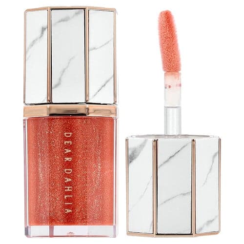 Dear Dahlia, Paradise, Traitement pour les lèvres Aurora Shine, Gloss à lèvres, Ciel bronze, 6,5 ml