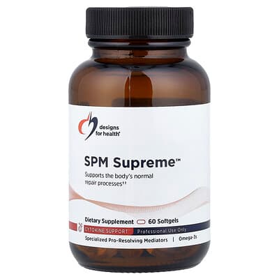 Designs For Health, SPM Supreme™, 60 capsules à enveloppe molle