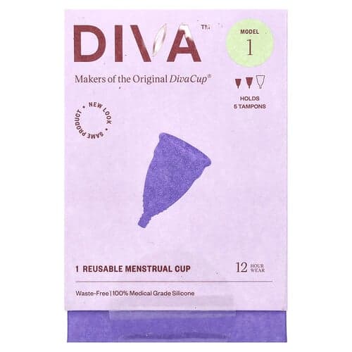 Diva International, DivaCup, modèle 1, 1 coupe menstruelle