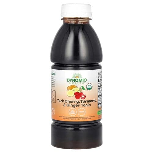 Dynamic Health, Griotte, curcuma et gingembre, 473 ml