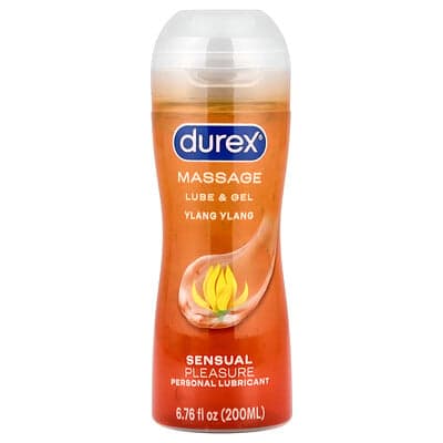 Durex, Plaisir sensuel, Lubrifiant personnel, Ylang-ylang, 200 ml