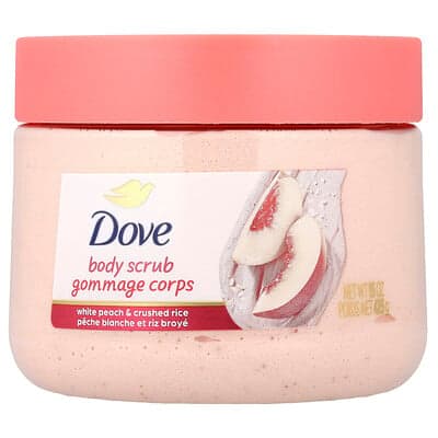 Dove, Gommage pour le corps, Pêche blanche et riz concassé, 425 g