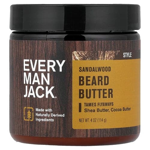 Every Man Jack, Beurre pour barbe, Santal, 114 g