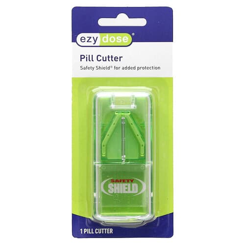 Ezy Dose, Coupe-pilules, Bouclier de sécurité, 1 pièce