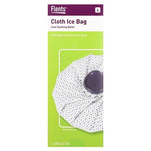 Flents, Sac à glace en tissu, Grand format, 1 sac