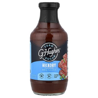 G Hughes, Sauce BBQ sans sucre, Caryer, 510 g
