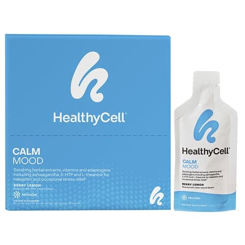 HealthyCell, Humeur calme, Baies et citron, 30 sachets gel, 25 ml pièce