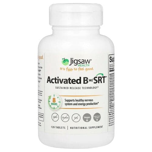 Jigsaw Health, Activé B avec SRT®, 120 comprimés