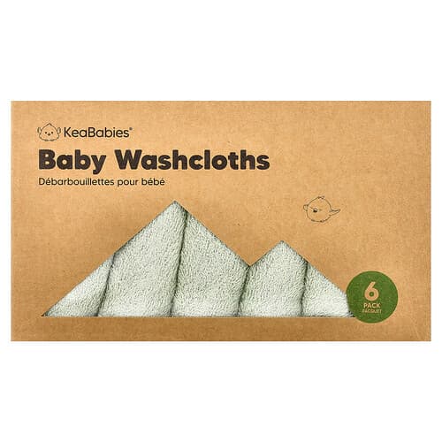 KeaBabies, Lingettes pour bébé, 6 pièces