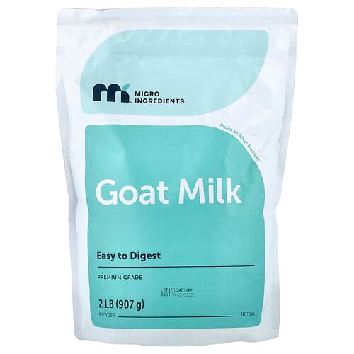 Micro Ingredients, Lait de chèvre en poudre, 907 g