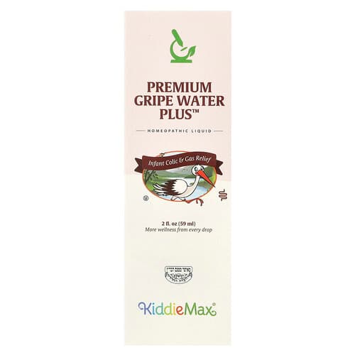 Maxi Health, KiddieMax®, Premium, Eau pour coliques Plus™, 59 ml