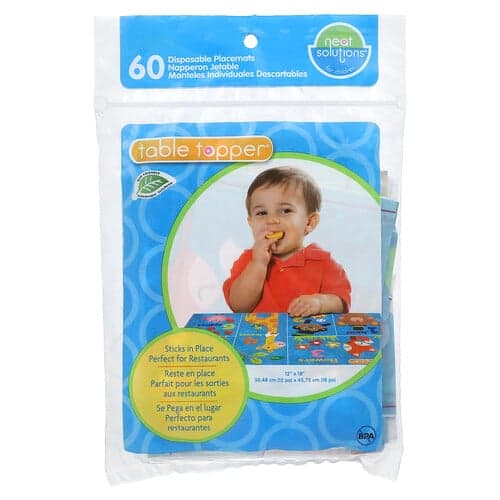 Neat Solutions, Topper de table, Set de table jetable, 60 pièces