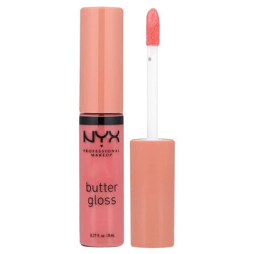 NYX Professional Makeup, Butter Gloss, Gloss à lèvres, 05 Crème brûlée, 8 ml
