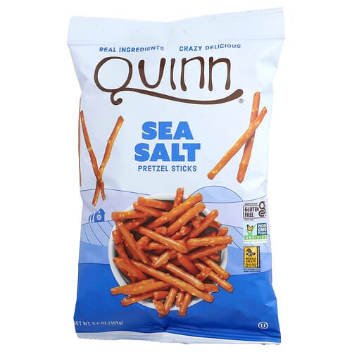 Quinn Snacks, Bâtonnets de bretzels, Sel de mer, 159 g