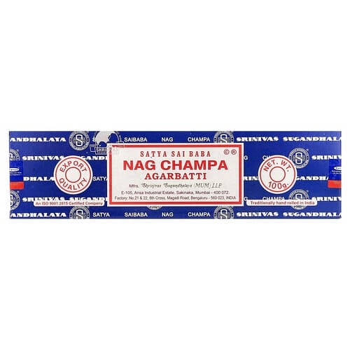 Sai Baba, Bâtons d’encens, Nag Champa, Agarbatti, 100 g