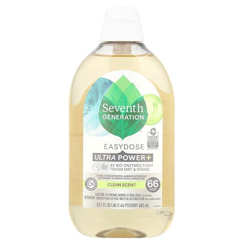 Seventh Generation, Lessive Ultra Power+ d'Easydose, Clean, 683 ml