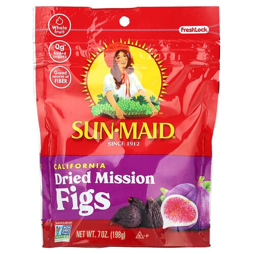 Sun-Maid, Figues de mission séchées de Californie, 198 g