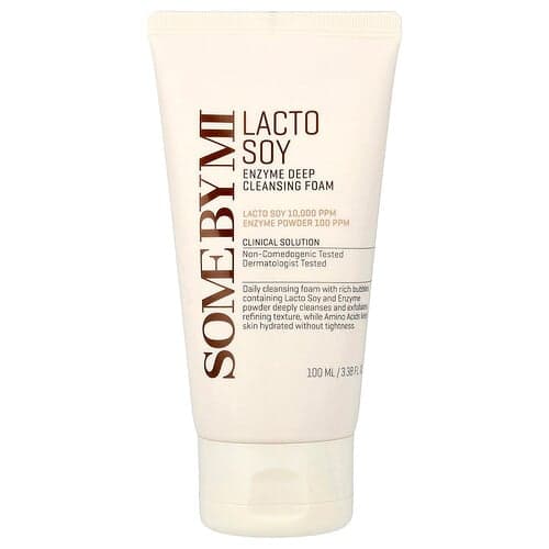 SOME BY MI, Lacto Soy, Mousse nettoyante en profondeur aux enzymes, 100 ml