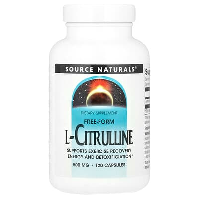 Source Naturals, L-citrulline, 500 mg, 120 capsules